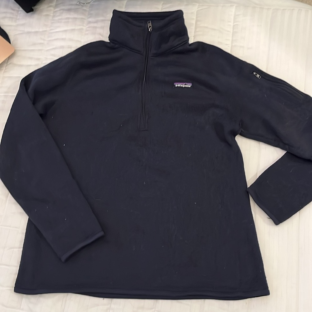 Women’s better sweater 1/4 zip fleece Patagonia large